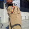 Premium quality luxury leather professional climbing carabiner keychain