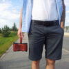 Premium quality luxury leather cycling saddle bag / bike commuting purse