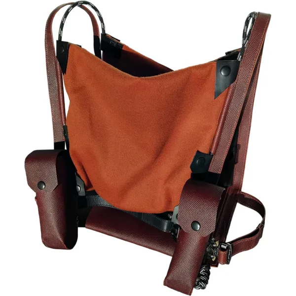 Modular cycling vest with pockets by Street Skins, front view